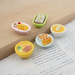Série de jouets imitation petit-déjeuner : nouilles de riz et ramen, accessoires en résine faits main DIY, coiffes, pendentifs, ornements, épingles à cheveux - Product Image 2