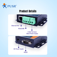 Convertidor RS232 RS485 RS422 a RJ45 de Bajo Costo USR-TCP232-306, Gateway Modbus/MQTT, TCP/IP a Serial, Fabricante