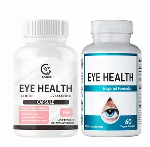Fabrik preis Auf Lager OEM-Kapsel Augen gesundheit Vitamine Lutein & Zeaxanthin Augen vitamin für das Sehvermögen unterstützt das Auge trocken