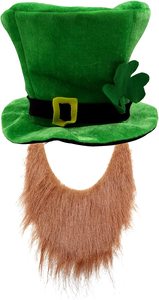 El conjunto <span class=keywords><strong>de</strong></span> <span class=keywords><strong>disfraz</strong></span> <span class=keywords><strong>de</strong></span> felpa personalizado <span class=keywords><strong>de</strong></span> ST Patrick Day incluye sombrero <span class=keywords><strong>de</strong></span> traje <span class=keywords><strong>de</strong></span> fiesta decorado - Product Image 3