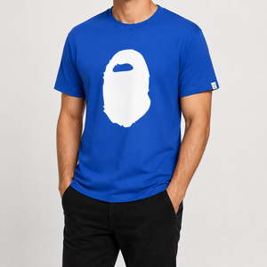 เสื้อยืดผู้ชายผ้าฝ้าย 100% พิมพ์ลาย ระบายอากาศได้ดี ทรงปกติ แขนสั้น คอกลม สไตล์สตรีทแวร์ - Product Image 1