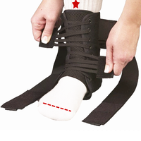 Attelles de cheville personnalisées avec sangles de maintien – Protection sportive et médicale réglable et respirante pour la cheville