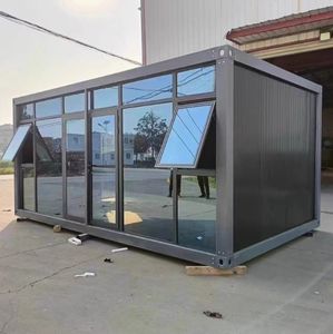 可拆卸的20英尺预制集装箱房屋模块化厨房酒吧，带啤酒咖啡店，用于餐厅移动咖啡厅办公室 - Product Image 1