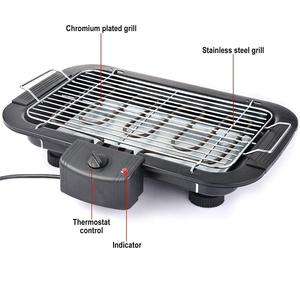 Parrilla Eléctrica para Barbacoa con Temperatura Ajustable, Parrilla Coreana sin Humo, Parrilla Eléctrica Portátil para Cocina de 2000W - Product Image 3