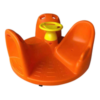 Jeu de siège de carrousel pour tout-petits équipement de jeu extérieur pour enfants manège en plastique pour enfants