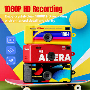 Souvenir d'entreprise, design personnalisé, gadget amusant, <span class=keywords><strong>petit</strong></span> <span class=keywords><strong>appareil</strong></span> <span class=keywords><strong>photo</strong></span> numérique rétro sans Wi-Fi, <span class=keywords><strong>petit</strong></span> porte-clés, 1080P - Product Image 1