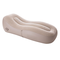 Fauteuil et canapé gonflables en PVC 185x76x55cm, design moderne et minimaliste, portable et pliable, pour le camping en plein air, la plage et la tente