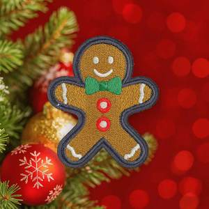 Patch en toile PVC brodé à repasser en pain d'épice pour la marque - Product Image 4