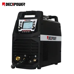 Decapower TOUT-EN-UN SYNERGIE CO2 FLUX SANS GAZ MACHINE de SOUDAGE MMA TIG MAG MIG soudeur XTRAMIG-200 SYN pour Aluminuam Weldin