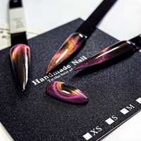 Gel UV Cat Eye à Pigments Intenses, Couleurs Changeantes, Fournitures en Gros, Étiquette Privée Personnalisée, Poudre de Pigment Mica pour Vernis à Ongles
