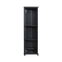 Armoire de serveur 42U IP20 de 19 pouces pour salle informatique, avec étagère de ventilation, en acier SPCC thermolaqué, en stock Jiasheng
