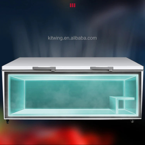 Congélateur à température unique en acier inoxydable 318L Congélateur profond horizontal ouvert sur le dessus Nouveau moteur - Product Image 4