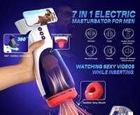 Hgod 007 2ème Génération – Godet Masturbateur Masculin Haut de Gamme avec Fonctions Chauffantes, Léchage et Succion – Simulation Vaginale en TPE – Jouet Sexuel Adulte – Sensation Réaliste
