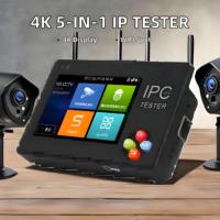 Caméra IP 4K 5 + 1 Testeur CCTV 720P 1080P AHD TVI CVI Accessoires d'alimentation PoE analogique