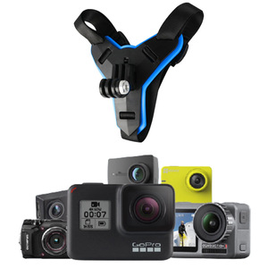 Support de mentonnière GoPro pour casque de moto, support de caméra d'action réglable pour la conduite tout-terrain, accessoires sportifs - Product Image 3