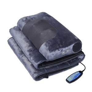 Tapis de Massage électrique avec 10 moteurs vibretants et coussin chauffant, masseur complet pour le corps, soulagement du dos, des jambes, lombaires - Product Image 3