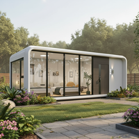 Maison mobile préfabriquée d'usine, Cabine moderne de type Apple, Bureau modulaire en conteneur, Maison portable de type Apple, Mini-cabine
