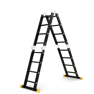 <span class=keywords><strong>Precio</strong></span> al por mayor, alta calidad, 4,65 M, nueva <span class=keywords><strong>escalera</strong></span> plegable multifuncional, <span class=keywords><strong>escalera</strong></span> <span class=keywords><strong>de</strong></span> <span class=keywords><strong>aluminio</strong></span> con bisagra grande, 4x4 y <span class=keywords><strong>16</strong></span> <span class=keywords><strong>escalones</strong></span> - Product Image 2