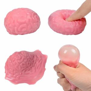 CHENXI Halloween Squishy Brain Fidget Ball TPR Anti-Stress Popping Anxiety Reducer Sensory Play Children's Toy for Ages 8+ - Product Image 3