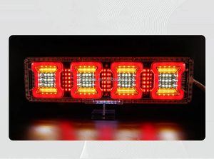 46cm LED araç kamyon arka lambası arka işık dur fren lambaları römork kamyon işık Van anahat Marker için sinyal açın DC12-24V TL7 - Product Image 6