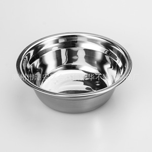 ชามซุปสแตนเลส 1426 ซม. ชั้นเดียวสำหรับใช้ในโรงเรียนอนุบาลทุกวัน - Product Image 1