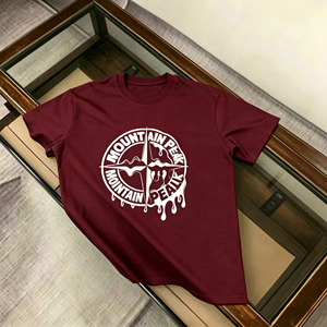 เสื้อยืดแขนสั้นผู้ชาย แบรนด์ดีไซเนอร์ แฟชั่นลำลอง ระบายอากาศได้ดี ผ้าฝ้าย 100% ทรงหลวม สไตล์ฮิปฮอป พิมพ์ลายตาข่าย - Product Image 4