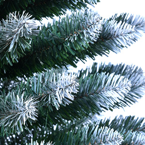Haute qualité mince blanc écologique arbre de Noël moderne peu encombrant Base debout <span class=keywords><strong>TikTok</strong></span> tendance décor de vacances - Product Image 6