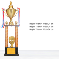 Trofeos de Metal Personalizados en Oro, Plata y Bronce para Competiciones Deportivas, Eventos Corporativos y Reconocimiento a Empleados