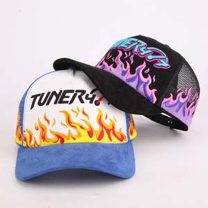 Gorras de béisbol de gamuza con logotipo bordado unisex, gorras de camionero deportivas con bordado de 5 paneles personalizadas de alta calidad - Product Image 6