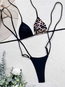 <span class=keywords><strong>Micro</strong></span> mini bikini string <span class=keywords><strong>sexy</strong></span>, maillot de bain patchwork, maillot de bain femme, bandage, maillot de bain, coupe haute, <span class=keywords><strong>monokini</strong></span>, bikinis tendance 2024 - Product Image 4