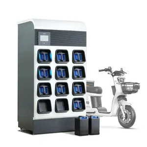 OEM户外电动摩托车智能充电交换柜，共享锂电池充电柜