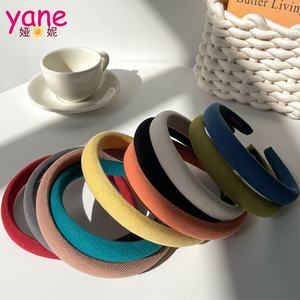 Diadema colorida con relleno de poliéster para mujer, diadema con diseños personalizados, venta al por mayor - Product Image 4