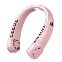 Ventilateur de cou portable sans pales, mains libres, 199 vitesses, réglage progressif, affichage numérique, rechargeable par USB, ventilateur de refroidissement portable