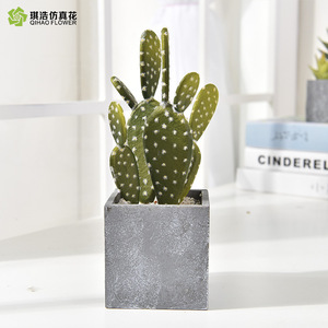 QIHAO Plantas Tropicales Artificiales, Suculentas en Maceta, Alta Simulación, Decoración para el Hogar - Product Image 3