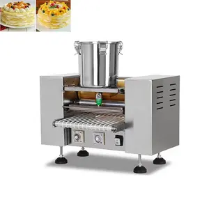 Hot Sale Mini Automatic Electric Mille Layer Crepes Crepe Skin Cake Skin Pancake Spring Roll Making Forming Maker Machine