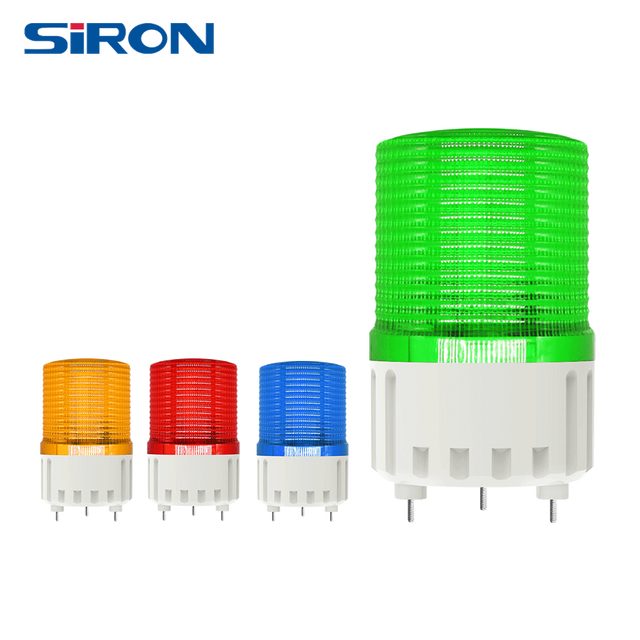 SiRON D182-1 Series Industrial Siren Warning Light IP43 LED Flashing Light 24V/220V AC/DC 105dB Sound Intensity Flash Buzzer