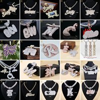 Pendentif Cartoon 3D en Diamant Moissanite Givré Certifié GRA, Hip Hop Personnalisé en Argent 925 avec Chaîne VVS, Bijoux Fins pour Hommes