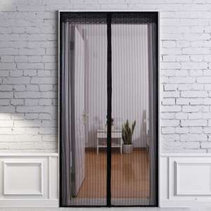 Cortina magnética <span class=keywords><strong>para</strong></span> puerta, malla negra <span class=keywords><strong>para</strong></span> puerta interior del hogar, antimosquitos, <span class=keywords><strong>ventana</strong></span>, Red de poliéster, protección de pantalla contra insectos - Product Image 4