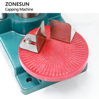 Machine de capsulage semi-automatique électrique ZONESUN ZS-YG60B pour bouteilles en verre de bière, de soda et de boissons gazeuses avec capsules couronne