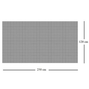 Rollo de Mosquitera de Fibra de Vidrio 120x250cm Gris Resistente a Desgarros para Puertas y Ventanas - Product Image 2