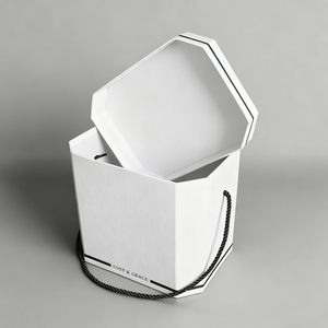 Vente en gros de grandes boîtes cadeaux rouges à <span class=keywords><strong>cylindre</strong></span> rond Offre Spéciale de luxe personnalisées emballages en carton pour fleurs - Product Image 3