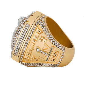 Anello del Campionato 2020 dei Tampa Bay Buccaneers, in Lega con Cristalli, Placcato Oro e Design Geometrico alla Moda - Product Image 3