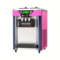 Machine à glace molle de table compacte 2+1 saveurs, la plus vendue - Prix