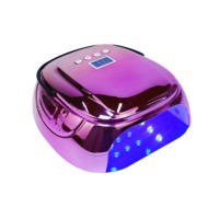 Lampe à ongles UV LED haute puissance 126W personnalisable avec grand écran tactile LCD, séchage rapide, sans fil, pour usage domestique, certifiée CE FCC RoHS