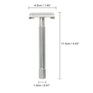 Uzun kolu yüksek kaliteli çift kenar bıçak jilet kelebek güvenlik razor set - Product Image 2