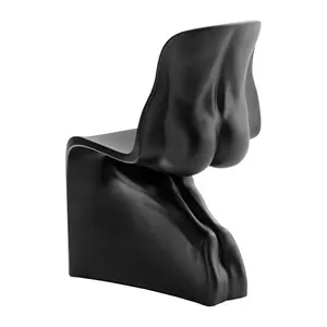 YIPJ轻奢华设计师创意餐椅玻璃纤维休闲体型接待椅他或她的椅子家居家具