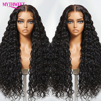 Pelucas de encaje frontal de cabello humano vietnamita HD 13x4 con ondas de agua y cutículas alineadas, densidad 200, venta al por mayor, proveedor de pelucas de encaje frontal.