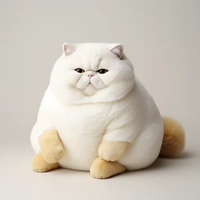 Jouet pour chat en tissu doux personnalisé, adorable et moelleux, oreiller de chat en peluche, jouet en peluche pour chat, en vente
