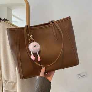 Trendy Ladies Shoulder Bags <b>Large</b> Capacity Soft PU Leather Handbag Tote Pendant Work School Shopper Daily <b>Purse</b> - Product Image 5