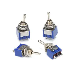 wholesale price 3 pin 6a 125v on/off on- off-on mini toggle switch